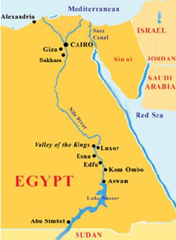 Where is Egypt located?