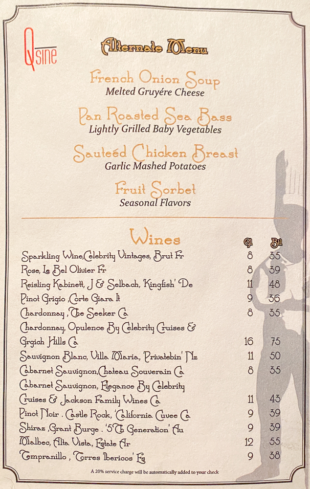 mardi gras restaurant menus